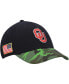 ფოტო #1 პროდუქტის Men's Black, Camo Oklahoma Sooners Veterans Day 2Tone Legacy91 Adjustable Hat