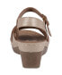 Фото #3 товара Women's Monaco Crisscross Wedge Sandals