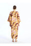 Фото #3 товара LCW Modest V Yaka Desenli Oversize Kadın Elbise