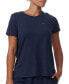 ფოტო #10 პროდუქტის Women's Short-Sleeve Crewneck Sleep Tee