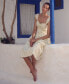 Фото #5 товара Women's Malea Floral-Print Lace-Trim A-Line Dress