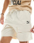 Фото #10 товара Puma Classics cargo shorts in off white