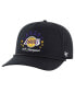 Фото #1 товара Men's Black Los Angeles Lakers Champs Global Star Hitch Adjustable Hat