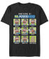 Фото #1 товара Men's Expression Boxes Short Sleeve Crew T-shirt