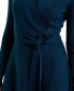 ფოტო #3 პროდუქტის Women's Babysoft Wrap Mini Dress