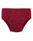 ფოტო #4 პროდუქტის Girls Toddler Crimson, Gray Oklahoma Sooners Two-Piece Cheer Captain Jumper Dress and Bloomers Set