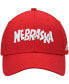 Фото #3 товара Men's Scarlet Nebraska Huskers Team Flex Hat