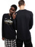 Nike Basketball NBA Unisex LA Lakers graphic long sleeve in black