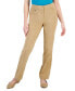 Фото #1 товара Petite Curvy Slim Leg Pants, Petite & Petite Short, Created for Macy's