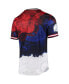 Men's Navy, Red Cleveland Browns Americana Dip-Dye T-shirt