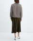 ფოტო #2 პროდუქტის Women's Printed Satin Skirt