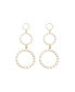 Фото #1 товара Women's Snowball Drop Earrings