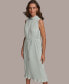 ფოტო #4 პროდუქტის Donna Karan Women's Pleated Sleeveless A-Line Dress