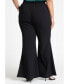 Plus Size Flare Leg Trouser