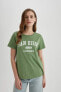 Kadın T-shirt C2619ax/gn425 Lt.green