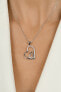 Фото #4 товара Charming silver necklace with hearts NCL72W