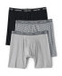 Фото #1 товара Мужское белье Lands' End Comfort Knit Tall Boxer 3 Pack