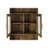 Фото #6 товара Полка DKD Home Decor Стеклянный Натуральный Переработанная древесина 4 Полки (90 x 40 x 160 cm)
