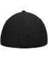 ფოტო #3 პროდუქტის Men's Black Atlanta Falcons Alternate Logo Black on Black Low Profile 59FIFTY II Fitted Hat