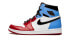 Jordan Air Jordan 1 High Og Fearless Unc Chicago 警灯 耐磨防滑 高帮 复古篮球鞋 男女同款 红蓝