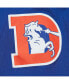 Фото #3 товара Men's Royal Distressed Denver Broncos Team OG 2.0 Anorak Vintage-Like Logo Quarter-Zip Windbreaker Jacket