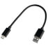 Фото #5 товара Универсальный кабель USB-C-USB Unitek Y-C480BK Белый 25 cm