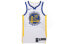 Фото #1 товара Nike NBA 复古运动风透气Jersey AU球员版 运动篮球球衣背心 金州勇士队 库里 30号 男款 白色 / Майка баскетбольная Nike NBA AV4921-100