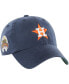 Фото #1 товара Men's Navy Houston Astros Sure Shot Classic Franchise Fitted Hat