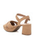 Фото #4 товара Women's Suede Heeled Platform Sandals By