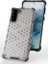 Фото #7 товара Hurtel Honeycomb etui pancerny pokrowiec z żelową ramką Samsung Galaxy S21+ 5G (S21 Plus 5G) przezroczysty