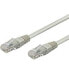 Wentronic CAT 6 Patch Cable - U/UTP - grey - 20 m - Cat6 - U/UTP (UTP) - RJ-45 - RJ-45
