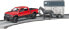 Фото #5 товара bruder 02501 - RAM 2500 Power Wagon mit Pferdeanhänger & Pferd - 1:16 Pick-up Geländewagen Pritschenwagen Auto Jeep Fahrzeug Tiertransporter Hengst Pony Spielzeug