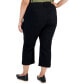 Фото #2 товара Plus Size Mid-Rise Curvy Capri Jeans, Created for Macy's