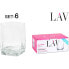 LAV Set of 6 Water Glasses 320ml Tuana - фото #3