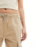 Napapijiri Faber cargo tapered trousers in beige