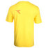 Diadora Manifesto Logo Crew Neck Short Sleeve T-Shirt Mens Yellow Casual Tops 17