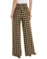 Sea Ny Mikaela Plaid Wool-Blend Pant Women's