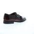 Фото #8 товара Bruno Magli Alfeo BM3AFOJ0 Mens Burgundy Oxfords & Lace Ups Monk Strap Shoes