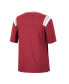 Фото #4 товара Women's Heathered Crimson Alabama Crimson Tide 15 Min Early Football V-Neck T-shirt