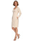 ფოტო #3 პროდუქტის Women's V-Neck Sheath Dress