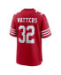 Фото #2 товара Men's Ricky Watters Scarlet San Francisco 49ers Retired Player Game Jersey