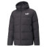 Фото #1 товара Puma Hooded Down Puffer Full Zip Jacket Mens Black Coats Jackets Outerwear 84998