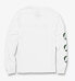 Volcom Men's Stone Void Long Sleeve T-shirt White Size L