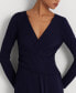 ფოტო #3 პროდუქტის Women's Jersey Long-Sleeve Dress
