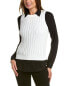 Фото #1 товара Gracia Textured Sweater Vest Women's White M