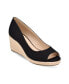 ფოტო #1 პროდუქტის Women's Nuri Peep-Toe Espadrille Wedge Sandals