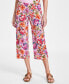 ფოტო #1 პროდუქტის Women's Printed Culotte Pants, Created for Macy's