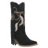 Фото #3 товара Dingo Day Dream Round Toe Cowboy Womens Black Casual Boots DI169-001