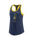 ფოტო #3 პროდუქტის Women's Navy Milwaukee Brewers Tech Tank Top