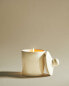 Фото #7 товара (220 g) white petals scented candle